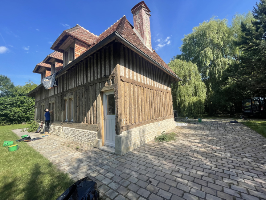 Réaménagement et réfection d'une maison normande